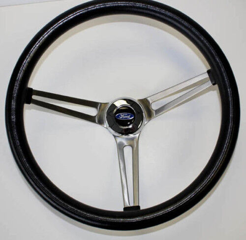 70-77 Ford F100 F150 F250 F350 Grant Black Steering Wheel 15\