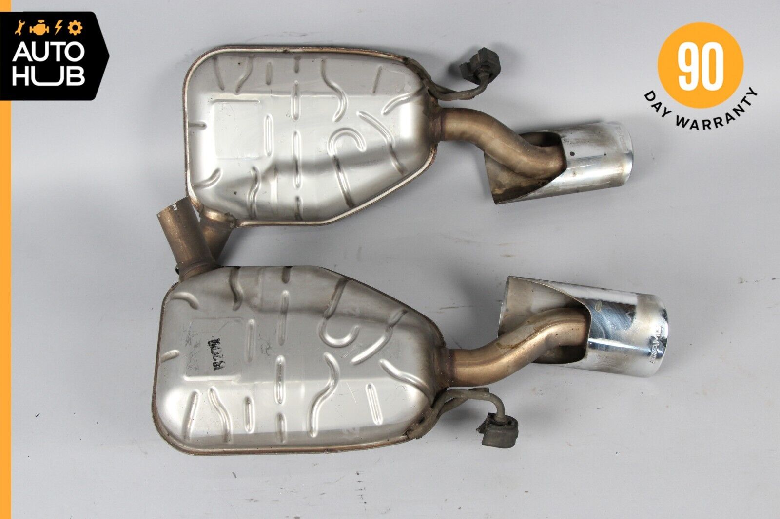 06-08 Mercedes W219 CLS500 CLS550 Exhaust Muffler Mufflers Right And Left OEM