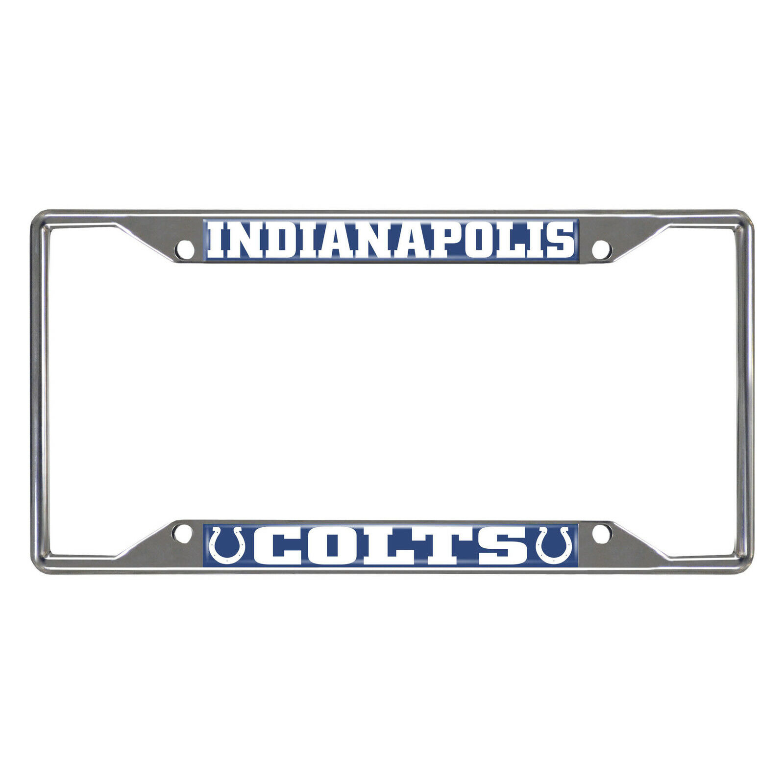 New NFL Indianapolis Colts Car Truck Chrome Metal License Plate Frame