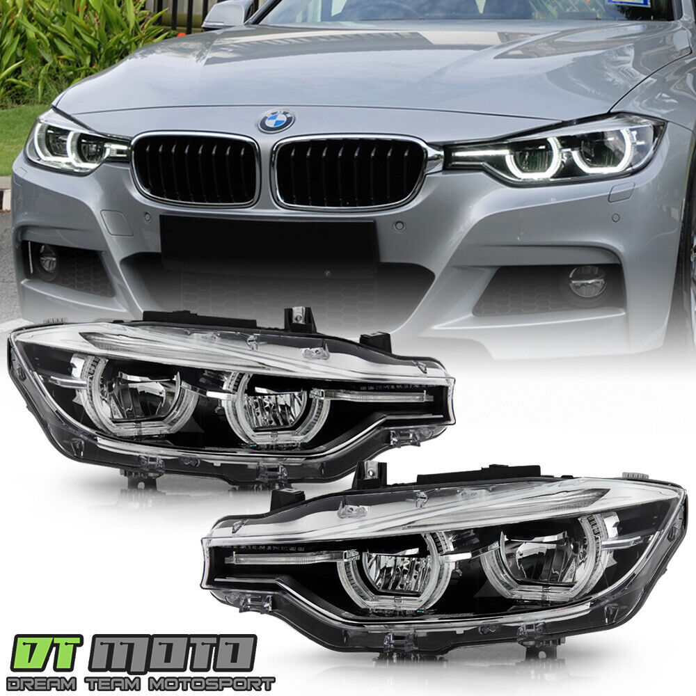 2016-2018 BMW F30 320i 328d 330i 340i Sedan w/Adaptive Full LED Headlights SET