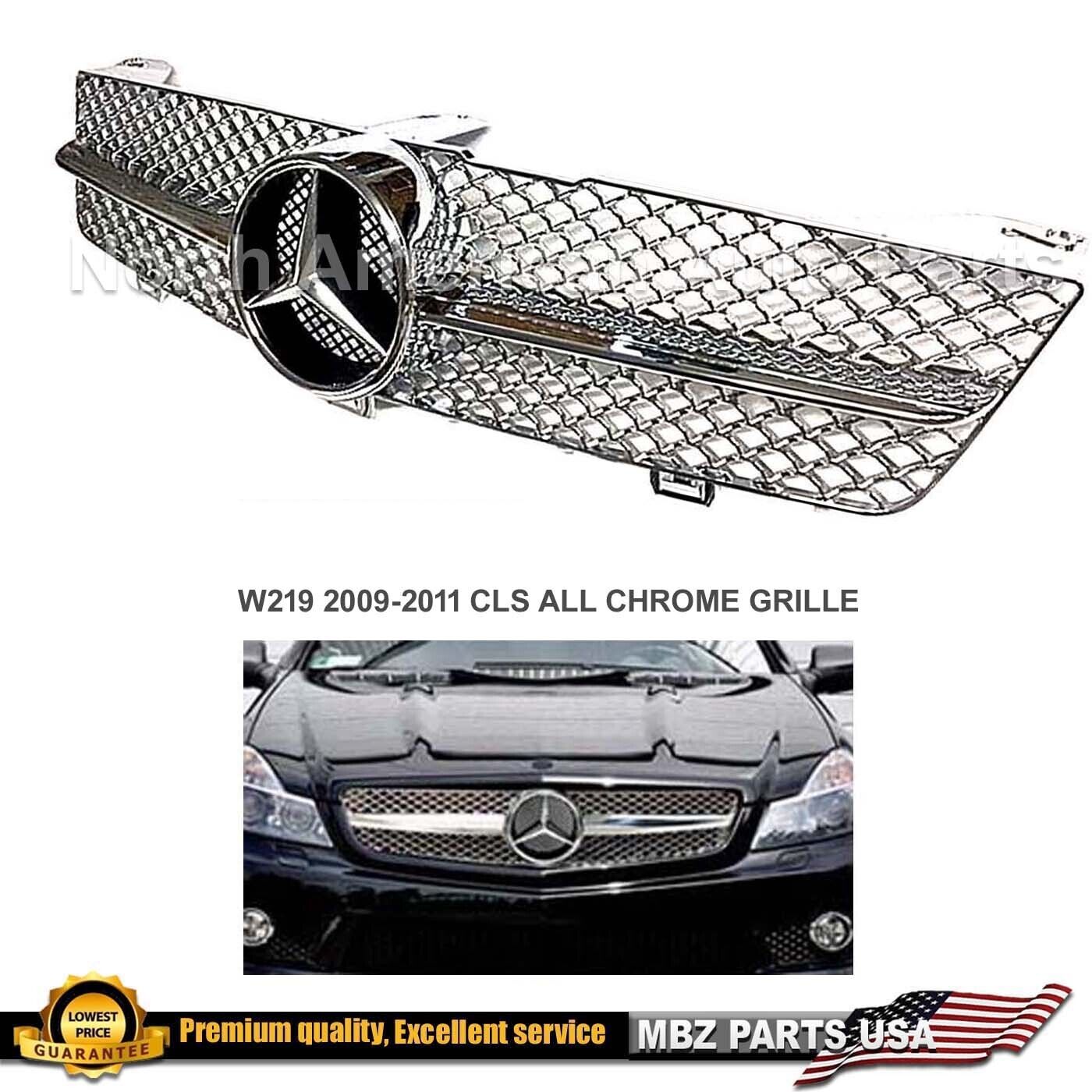 CLS550 Chrome Grille Facelift AMG Upgrade Bumper Star 2009 2010 2011 CLS63 New