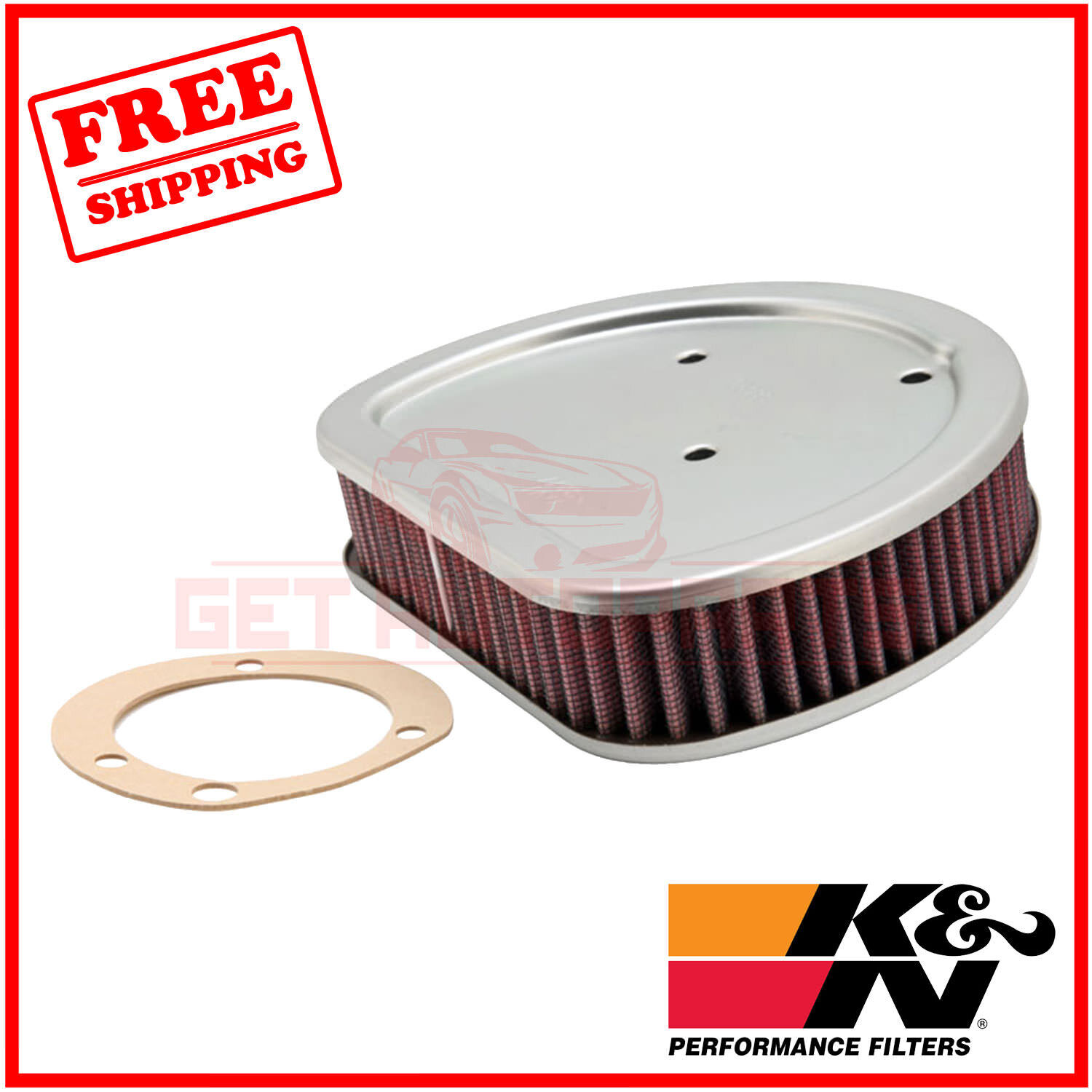 K&N Replacement Air Filter for Harley Davidson FXDL Dyna Low Rider 1999-2005