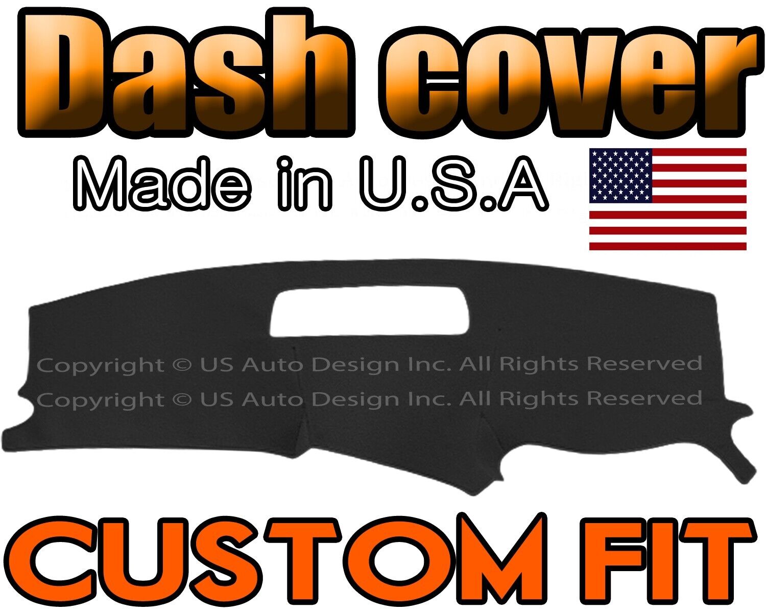 fits 1996-2005  CHEVROLET ASTRO VAN  DASH COVER DASH BOARD PAD /  BLACK