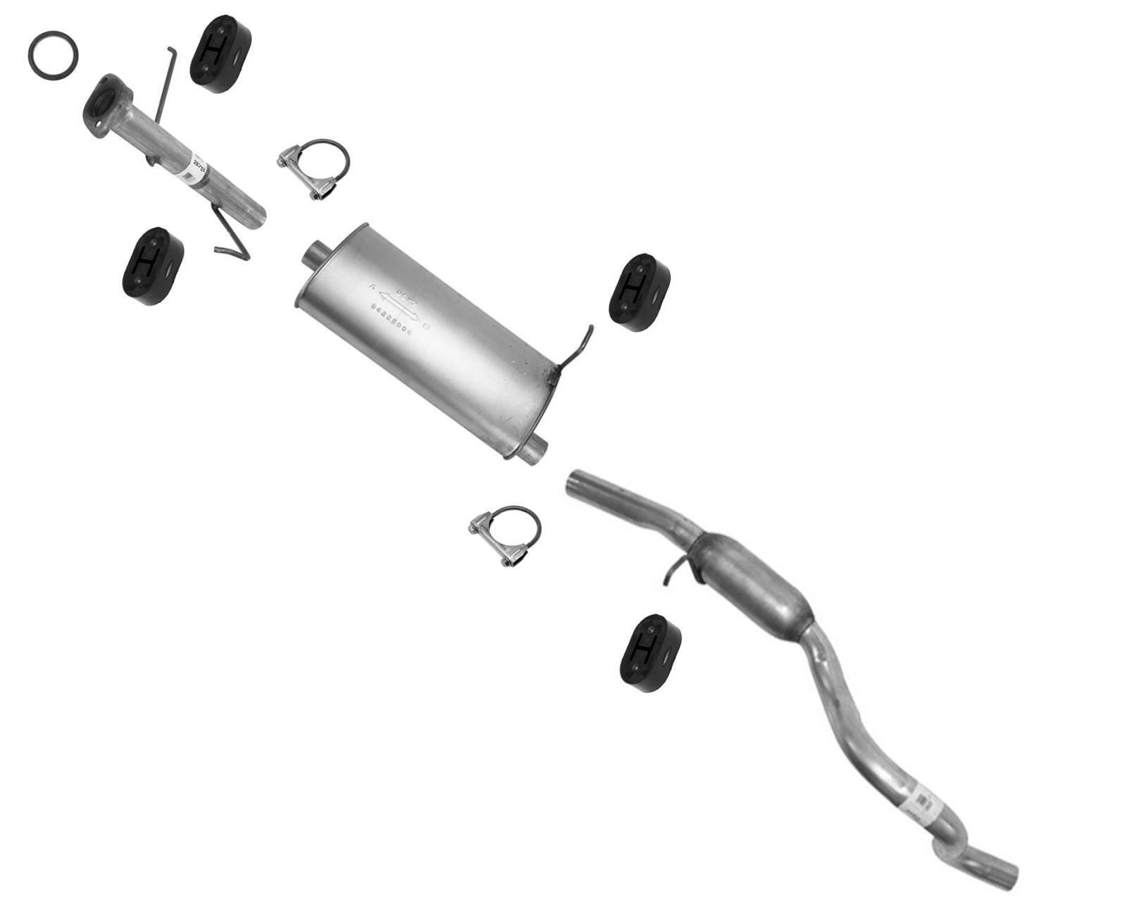 Muffler Exhaust Pipe System for Chevrolet Tracker 2.5 V6  4 Door 2001-2004