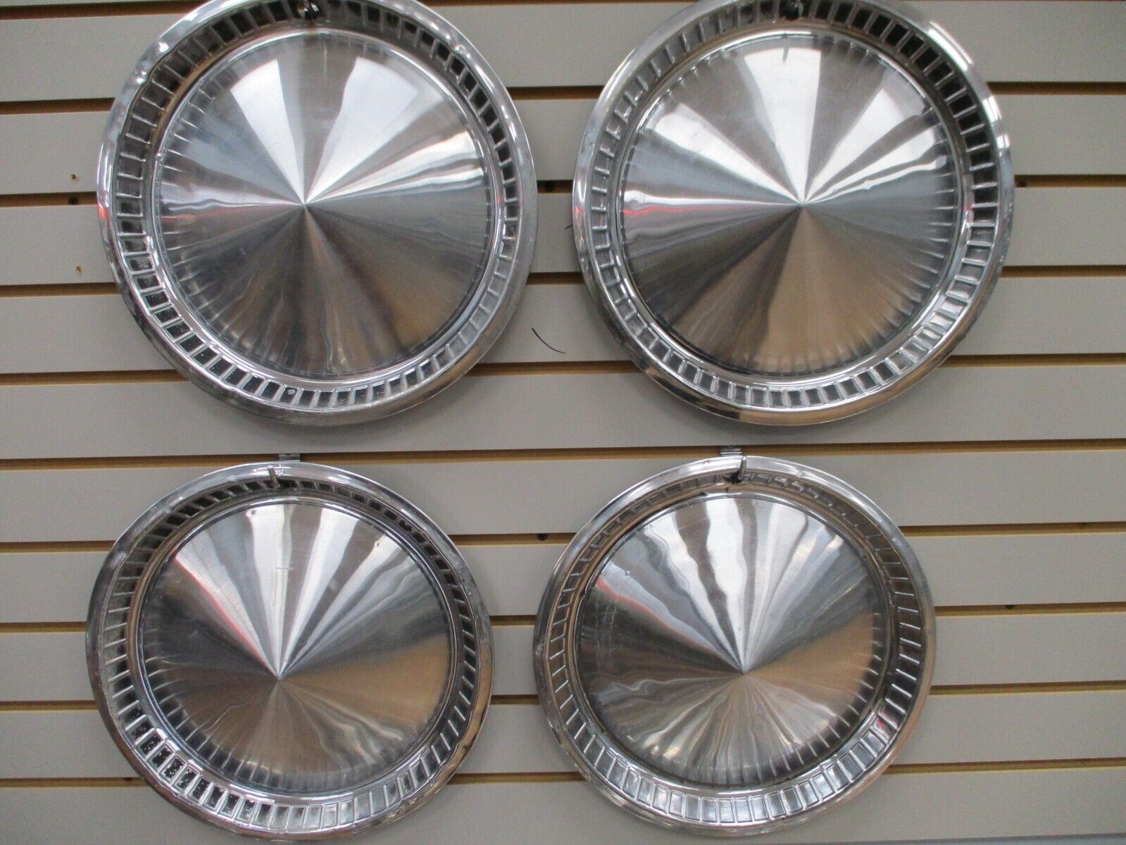 1957 PLYMOUTH BELVIDERE FURY Wheel Cover Hubcaps SET 57