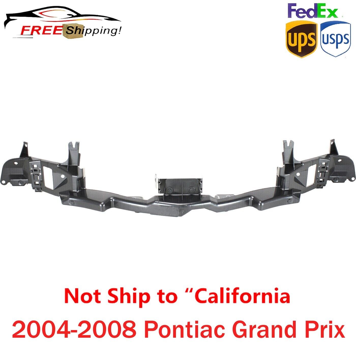 New Headlight Mounting Panel For 2004-2008 Pontiac Grand Prix Front Plastic