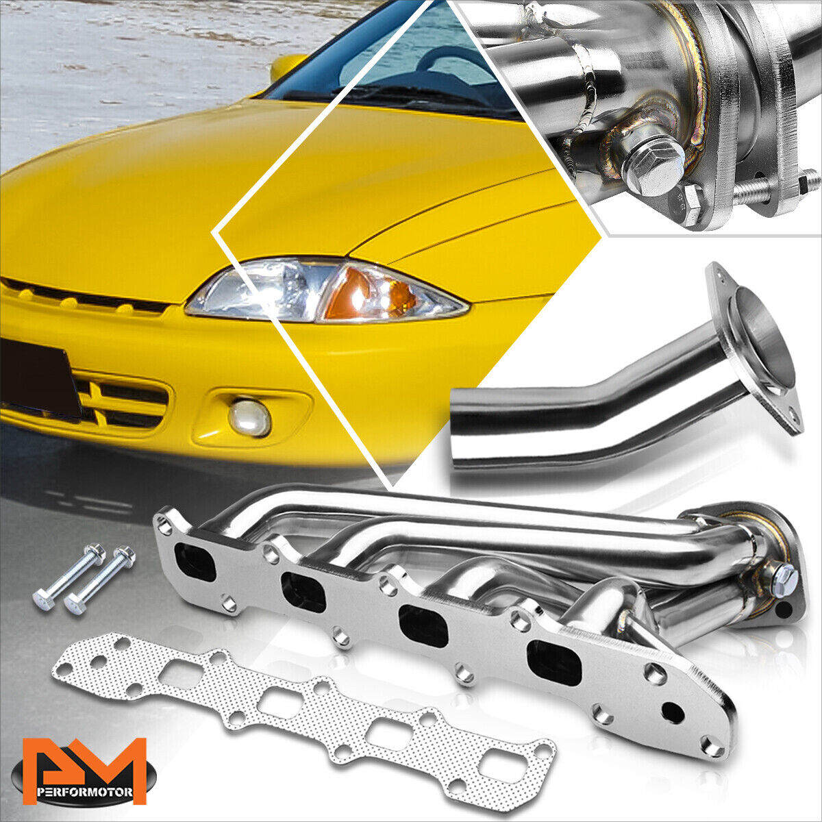 For 96-02 Cavalier/Sunfire 2.4 Stainless Steel Performance 4-1 Exhaust Header
