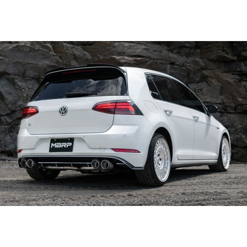 MBRP Armor Pro CatBack Exhaust w/ Carbon Tips for 2015-2019 Volkswagen Golf R