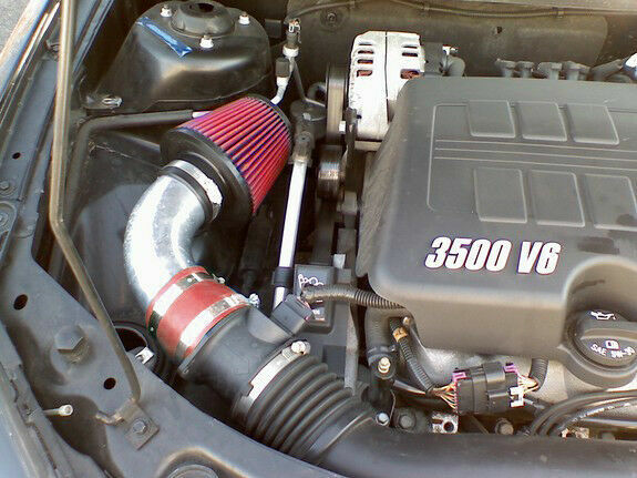 BCP RED 04-11 Malibu G6 3.5L 3.6L 3.9L V6 Short Ram Air Intake