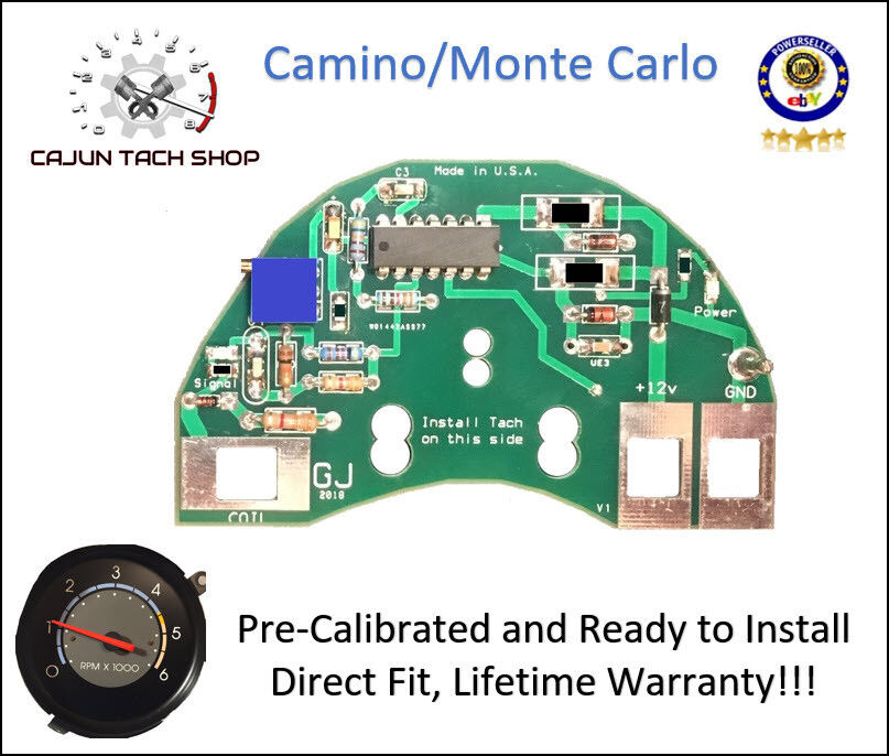 Tachometer Circuit Board - 78-88 El Camino, Monte Carlo, Malibu, Caballero