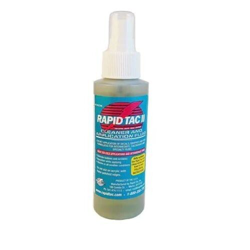 Rapid TAC II Application Fluid for Vinyl Wraps Decals Stickers 4 OUNCE