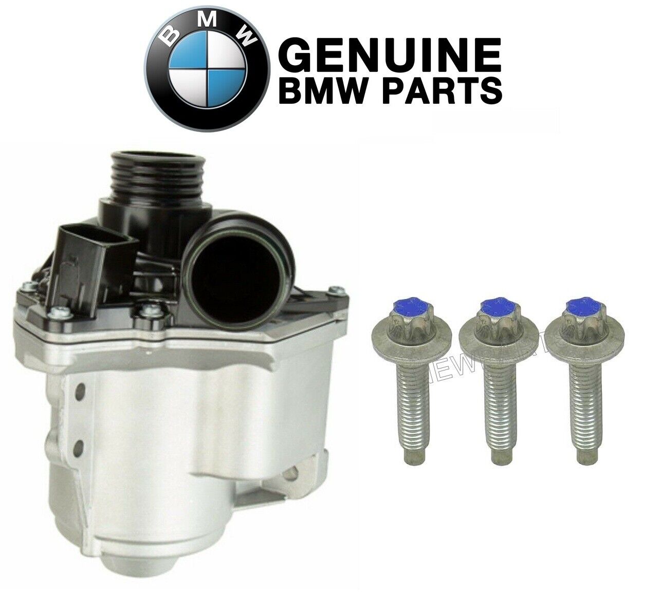 Electric Water Pump w/Bolts Kit Genuine For BMW E60 E61 82 E88 E90 F01 335i 535i