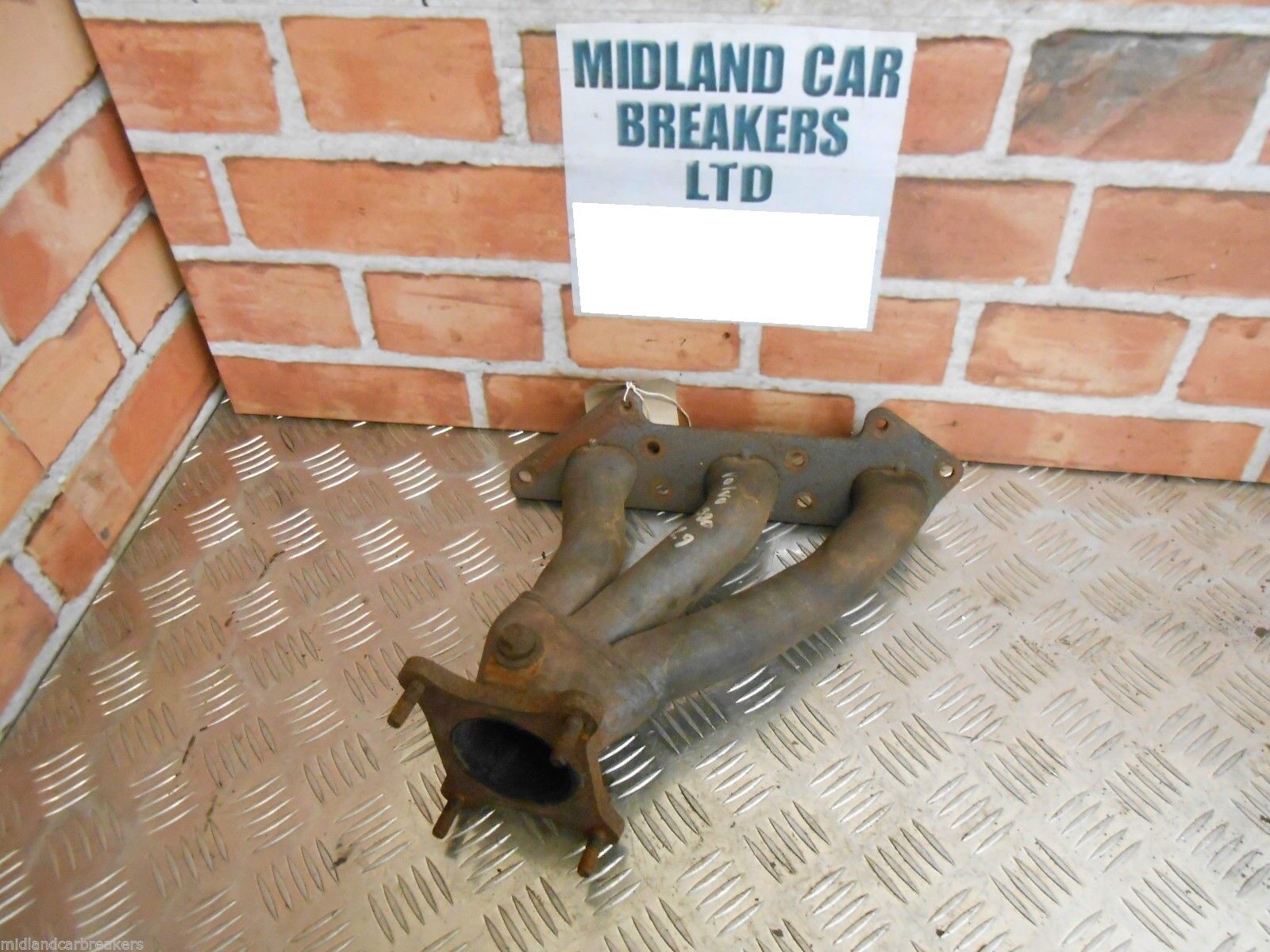 VOLVO S80 2001 2.9 6 CYLINDER NON TURBO FRONT EXHAUST MANIFOLD HEADER