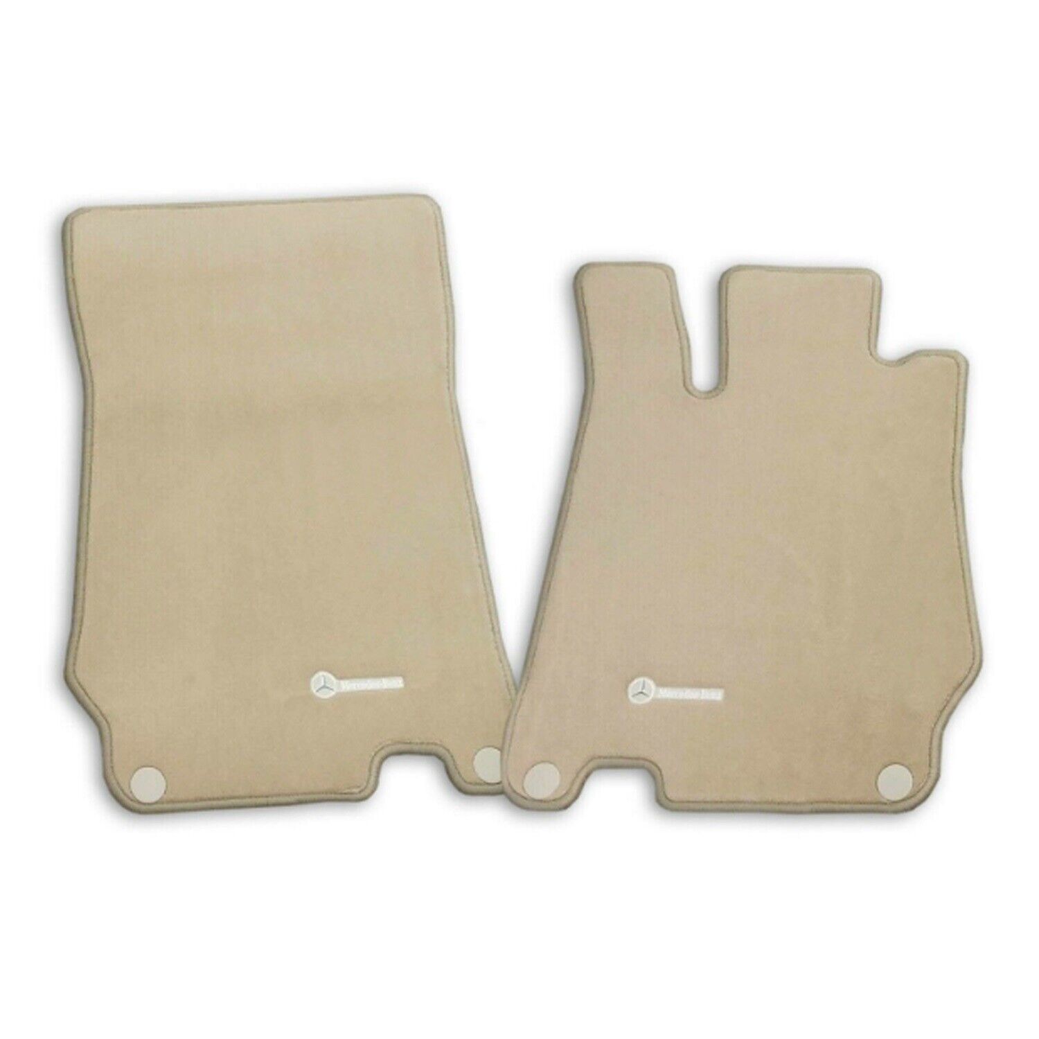 Genuine Front Carpeted Stone Floor Mats Set For Mercedes R230 SL-Class 2003-2012