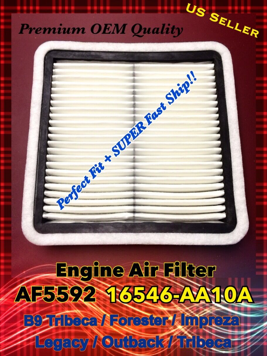 AF5592 CA9997 For IMPREZA WRX STI Forester Quality Engine Air Filter 16546-AA10A