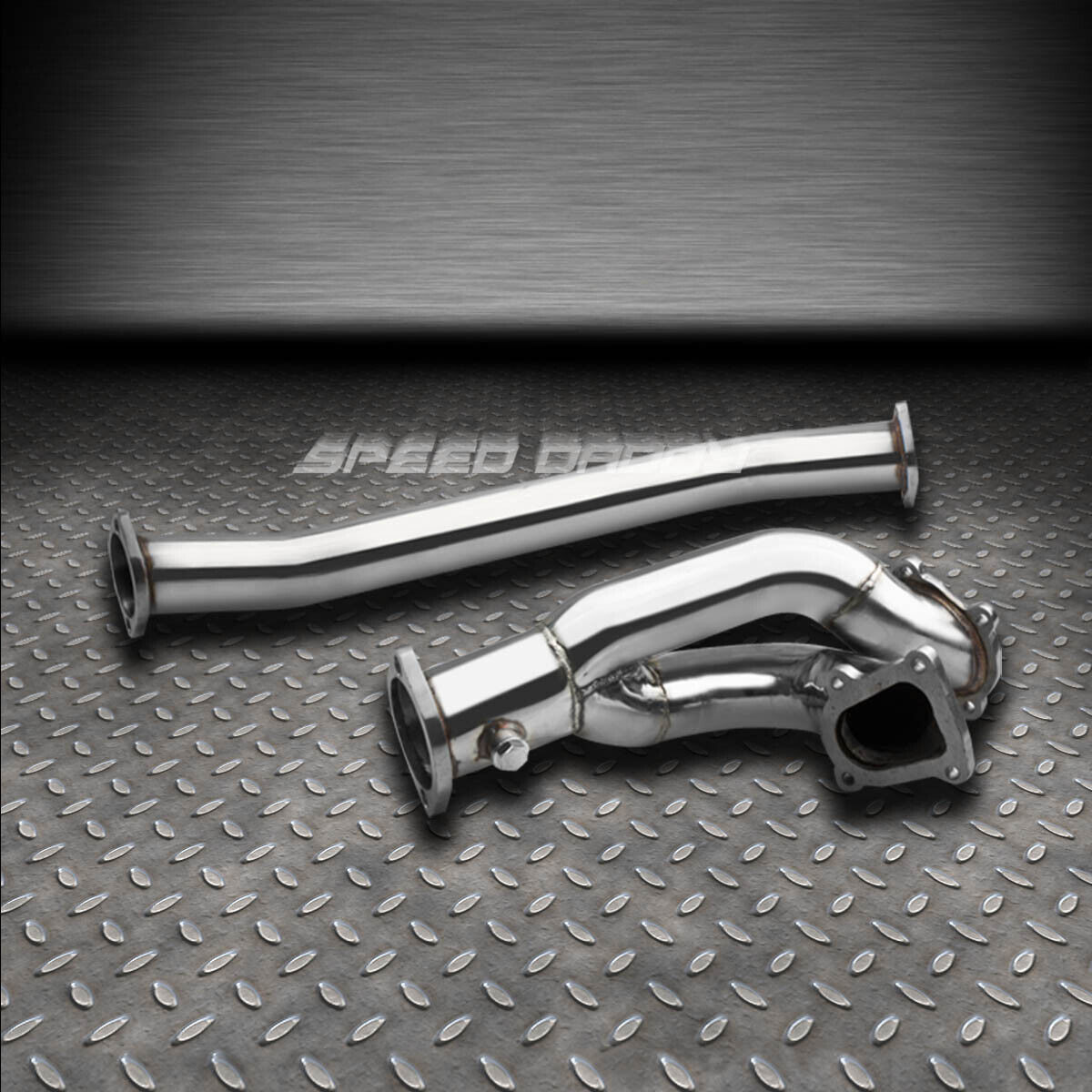 STAINLESS TWIN TURBO RACING DOWNPIPE DOWN+DUMP PIPE 86-92 SUPRA MARK III 1JZ-GTE