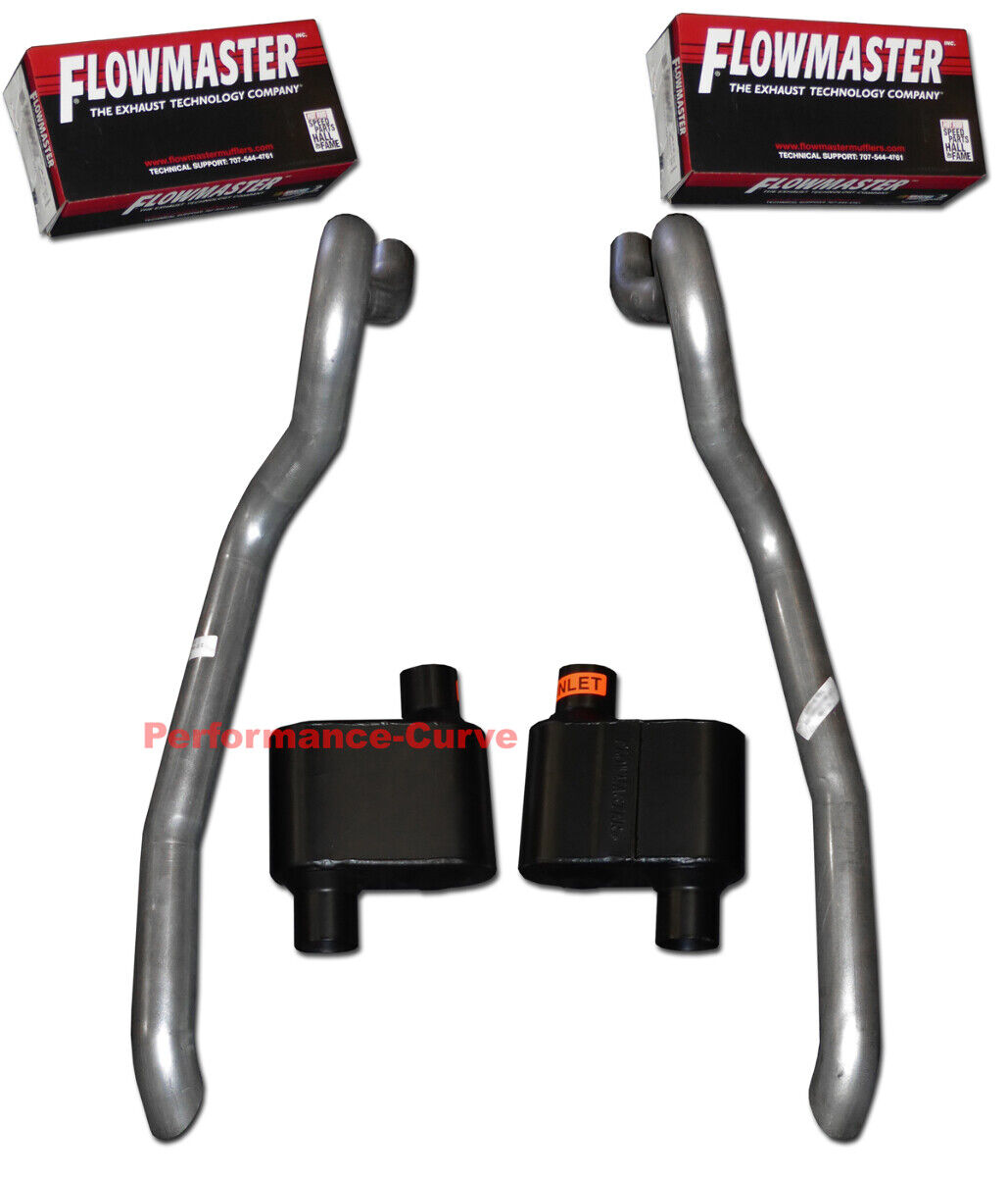 86-93 Ford Mustang GT 5.0 Exhaust System w/ Flowmaster Super 10 - One Chamber