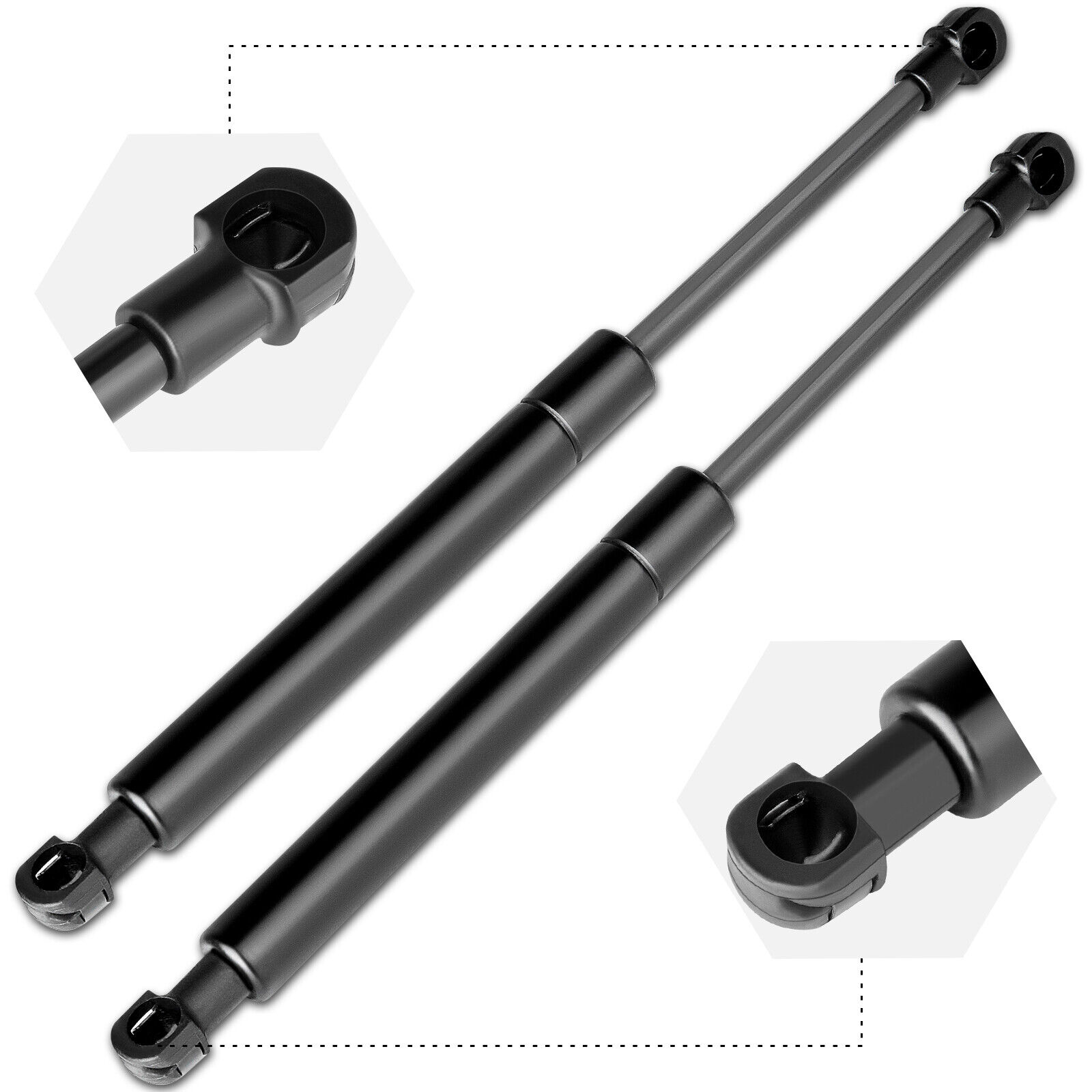 2 Front Hood Lift Support Struts Shocks for 1999-2004 Jeep Grand Cherokee 4.0L