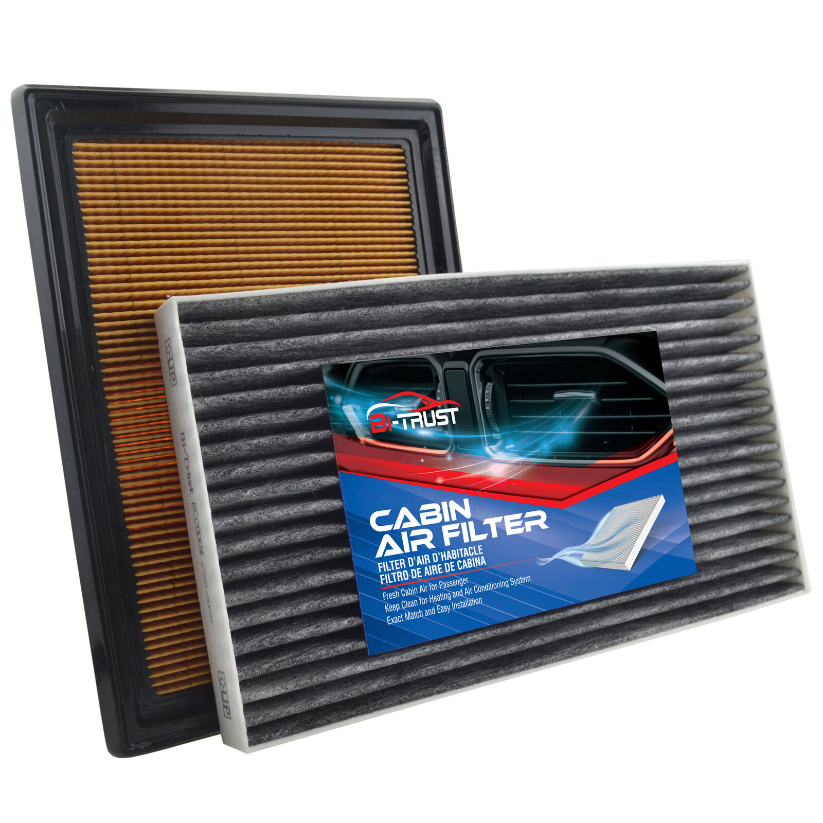 Engine & Cabin Air Filter Combo Set for 2013-2017 Nissan Sentra 2011-2017 Juke