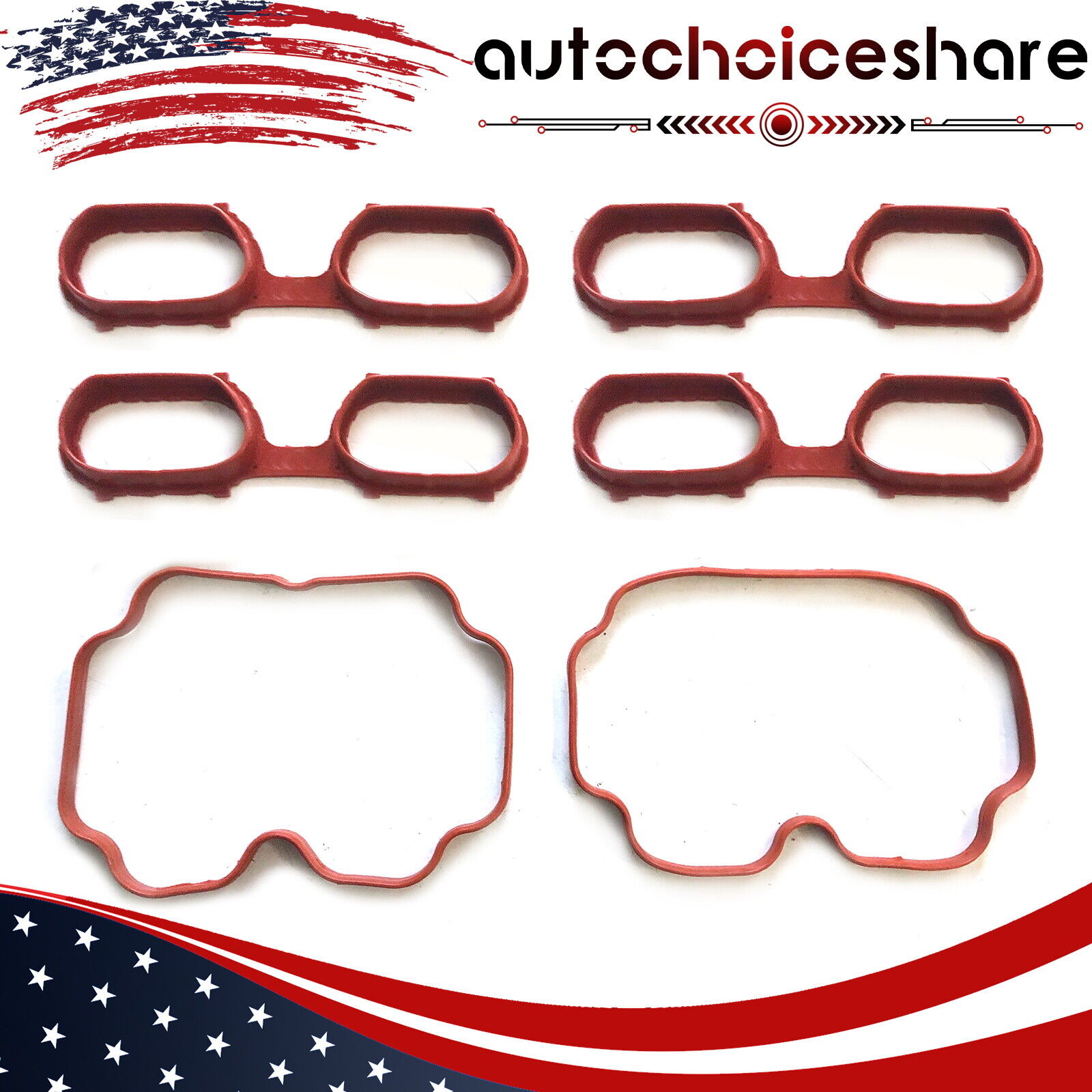 Intake Manifold Gasket For BMW 540i X5 740iL 840Ci Land Rover Range Rover 4.4L