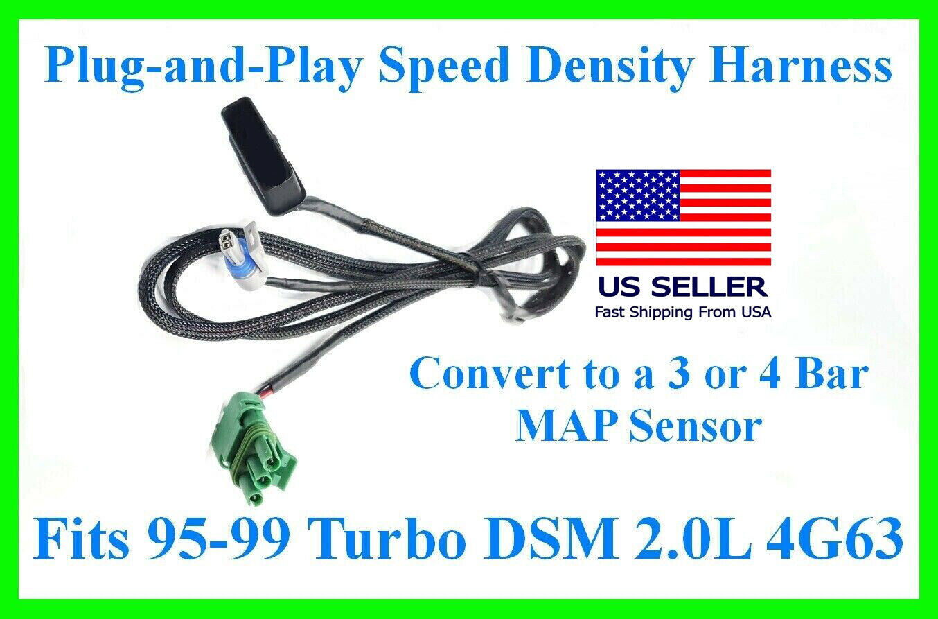 fits 95-99 Eclipse Talon Speed Density Adapter Conversion Harness DSM MAF MAP