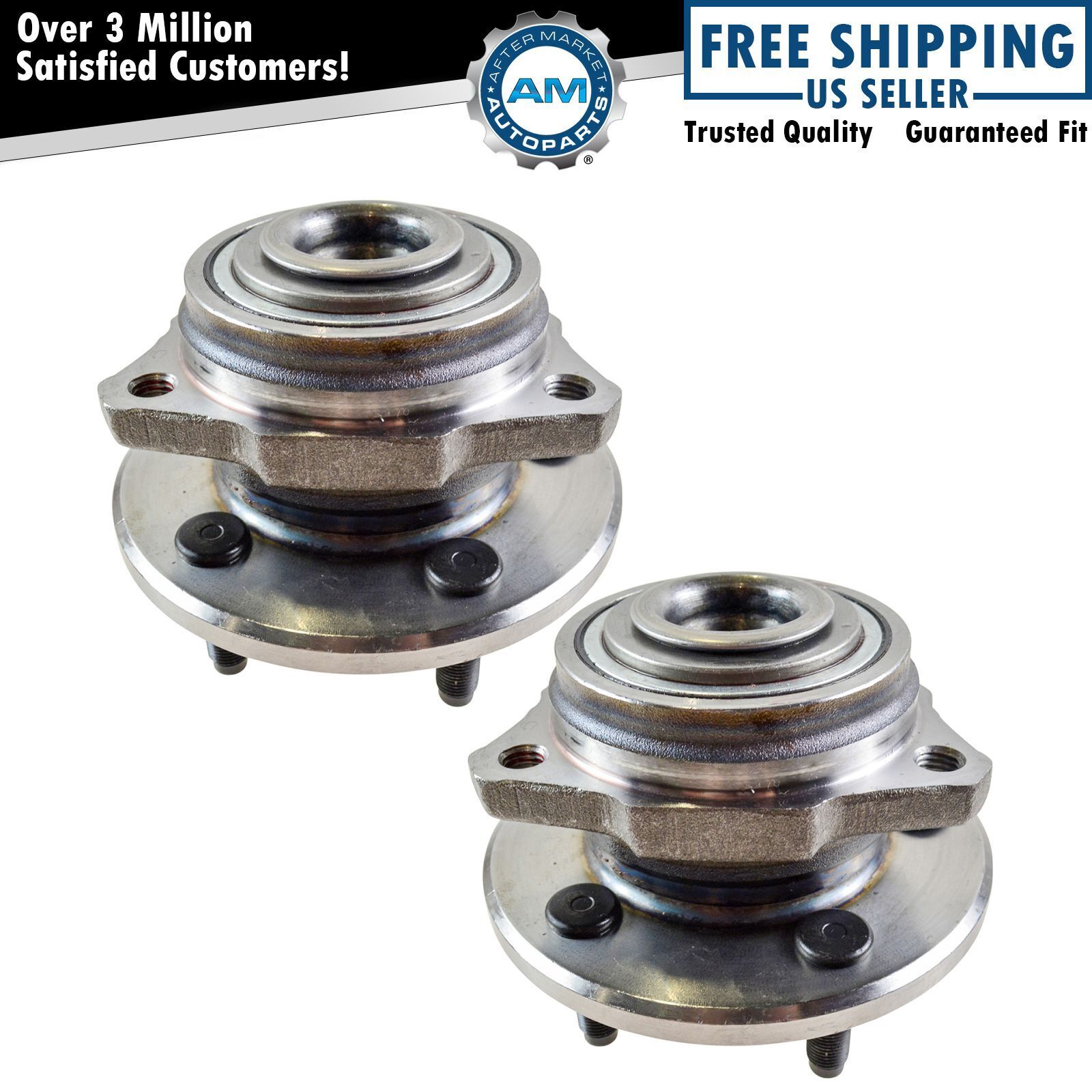 2 Front Wheel Bearing Hub Assembly Fits 2002-2005 Jeep Liberty Pair w/o ABS