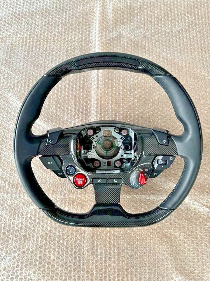 Ferrari F8 Tributo 812 steering wheel carbon leather LED steering wheel 860622 steering wheel