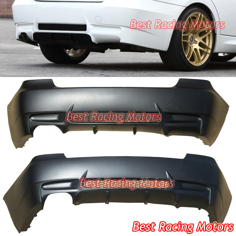 For 2007-2013 BMW E92 E93 2dr M3 Style Rear Bumper Cover (PP) [Single Exhaust]