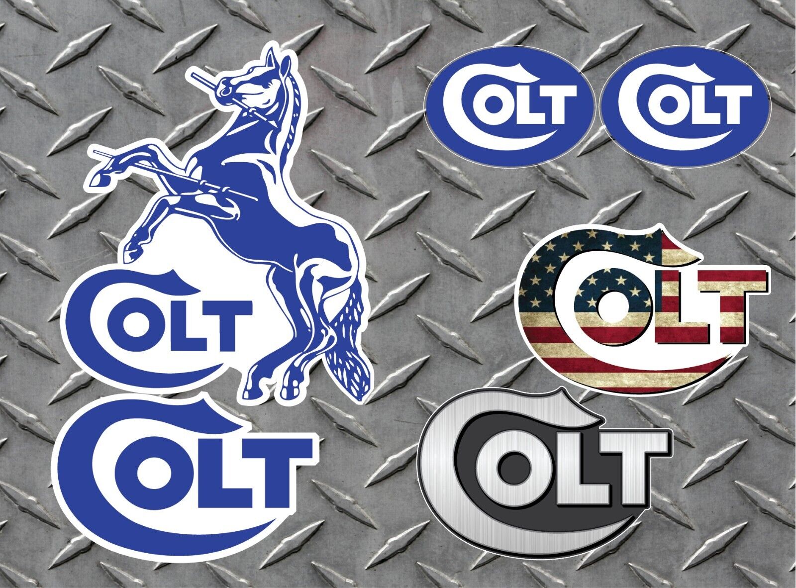 6 Colt Decals - Vinyl Decals Hunting Firearms Indoor or Outdoor High Quality