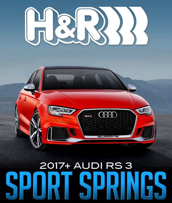 2017-2019 Audi RS3 H&R Sport Lowering Springs Kit 50345