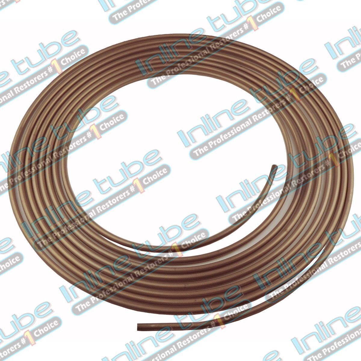 Copper Nickel Brake Line Tubing Kit 1/4 Od 25 Foot Coil Roll Usa Inline Tube Cn4