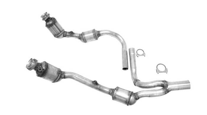 Jeep Wrangler 3.8L Y pipe with 4 Catalytic Converters  2007 TO 2009 40H42-638