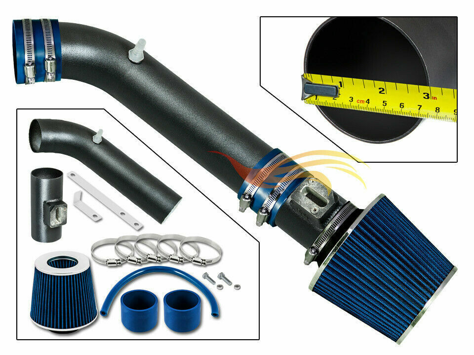 BCP RW BLUE For 06-08 Infiniti M35 3.5L V6 Air Intake Kit System +Filter