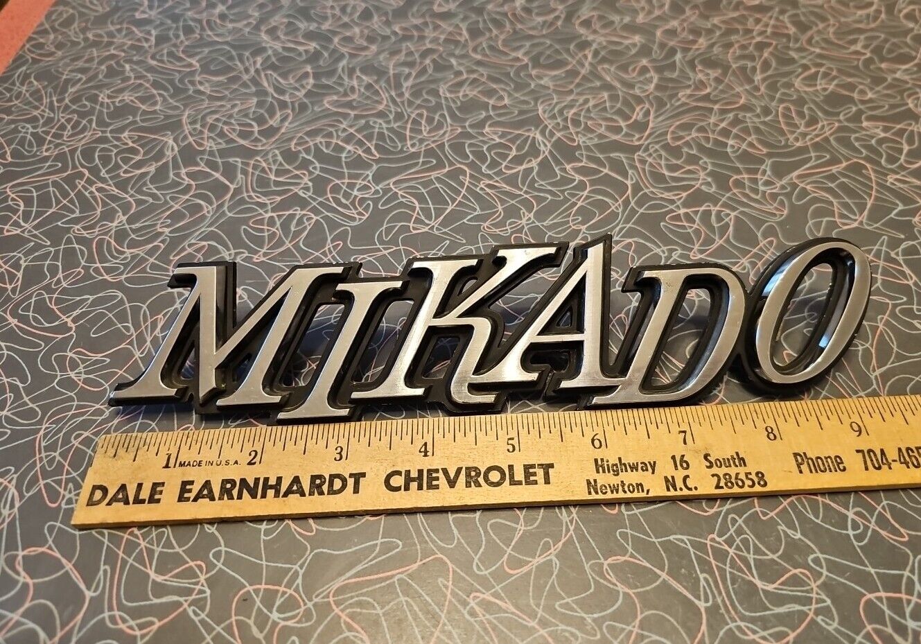 Chevrolet LUV Mikado Emblem Badge Nameplate OEM 1970's – 1980's?