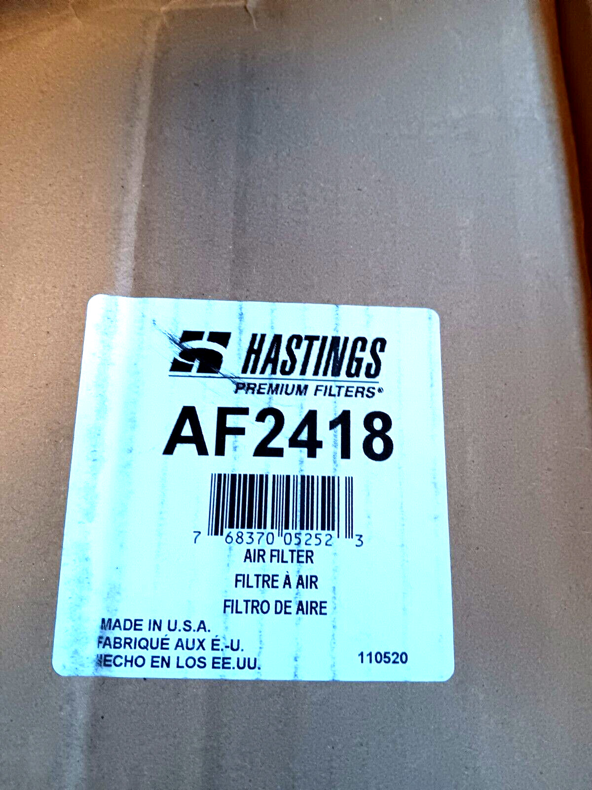 HASTINGS AF2418 PREMIUM AIR FILTER (FREE SHIPPING)