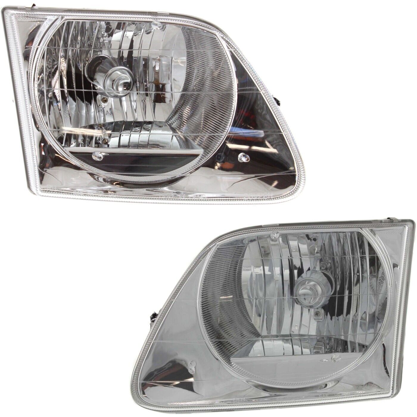 97-03/02 Replacement Headlight For Ford F150 Lightning SVT/Expedition Pair +Bulb