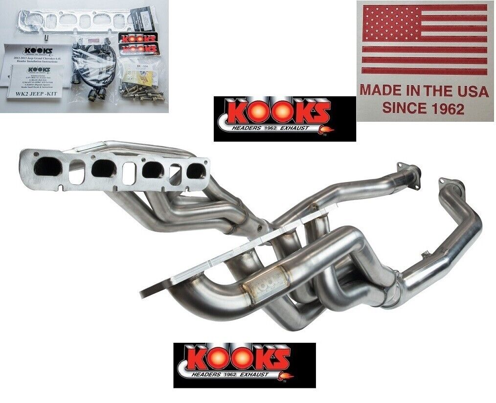 Kooks 1-7/8'' headers O/R mid  pipes for 2018-24 Durango SRT8 6.4 392 V8 Hemi
