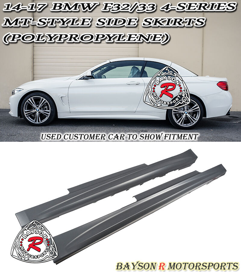 MT-Style Side Skirts (PP) Fits 14-20 BMW F32/F33 2dr 4-Series