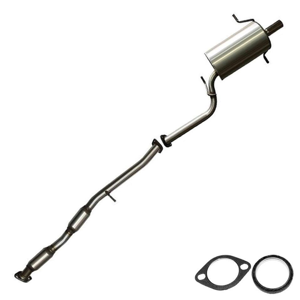 Stainless Steel Muffler Resonator Pipe Exhaust System fits: 02-05 Forester 2.5L