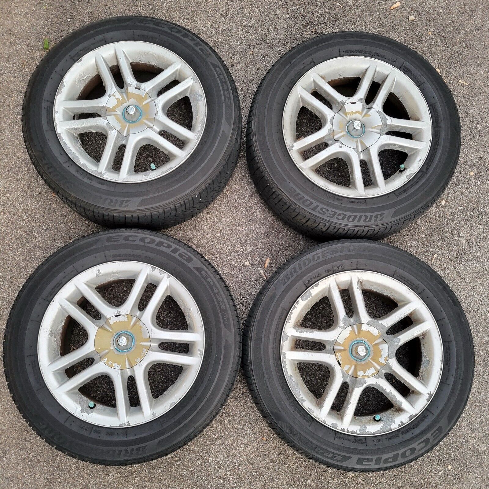 Four OEM wheels with good tires for Toyota Celica 2000 2001 2002 2003 2004 2005