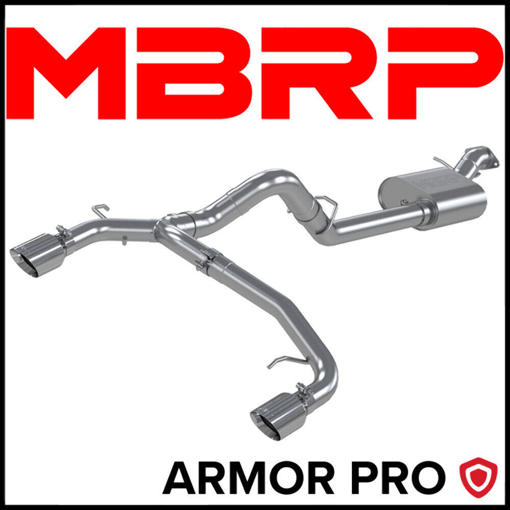 MBRP Armor Pro Cat-Back Exhaust System fit 2021-2024 Ford Bronco 2.3L 2.7L Turbo