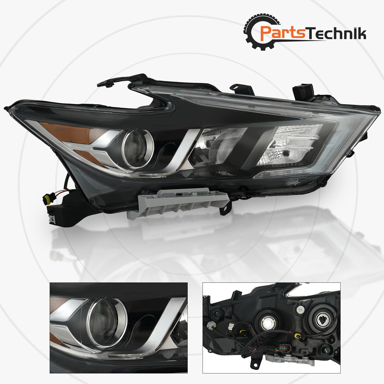 For 2016-2018 Nissan Maxima S|SL|SV LED DRL Projector Right Passenger Headlight