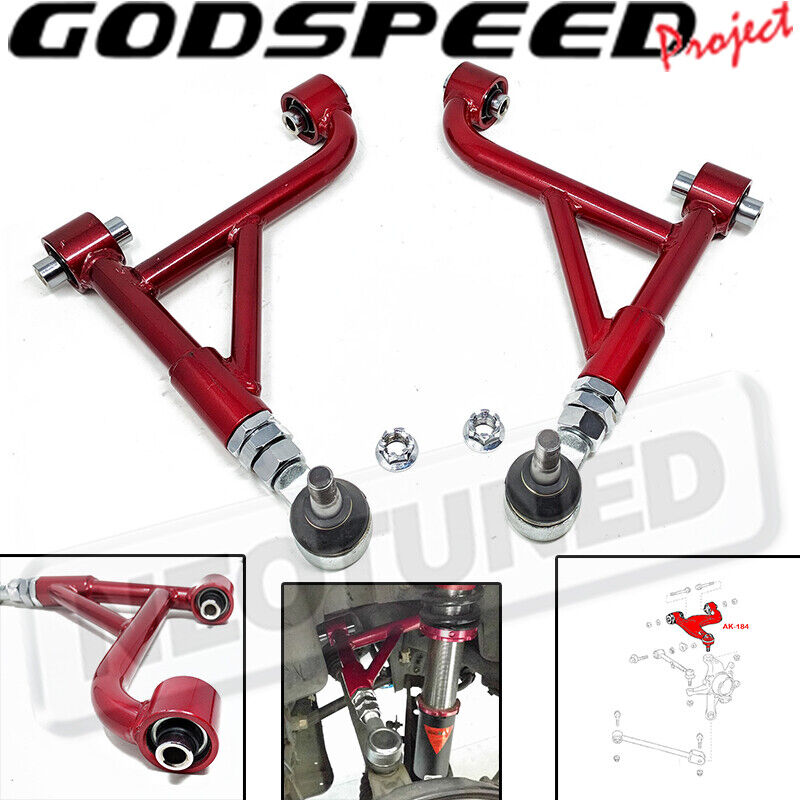 For Lexus IS300 XE10 2001-05 Godspeed Adjustable Spherical Rear Camber Arms Kit