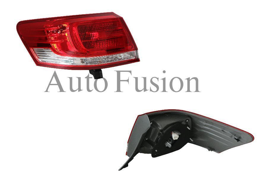 Tail Light Left Side Outer Red/Clear/Red For Toyota Aurion Gsv40 Sedan 2009-2011