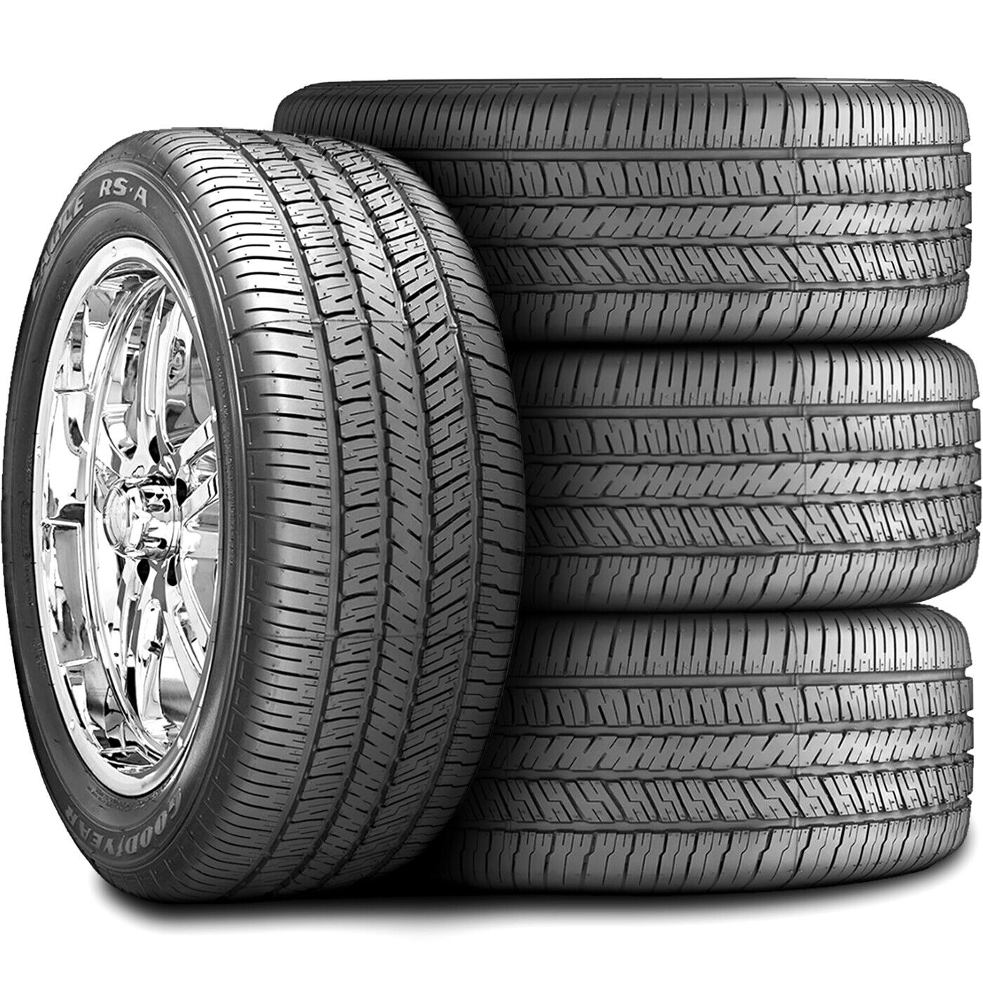 4 Tires Goodyear Eagle RS-A 235/55R19 101H A/S Performance