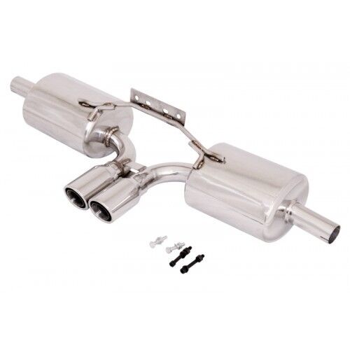 Manzo Stainless Steel Axleback Exhaust Fits Boxster 986 S 97-04 2.5L 2.7L 3.2L