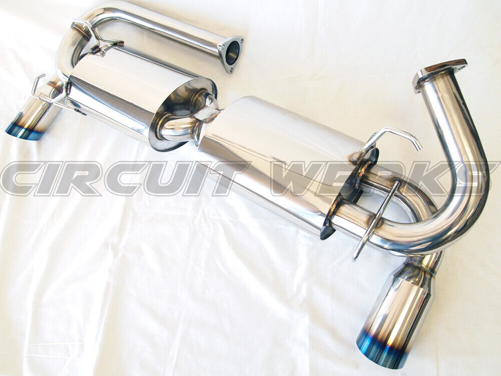 Circuit Werks Acura NSX Catback Exhaust System Xpipe Twin Muffler *Burnt Tips*