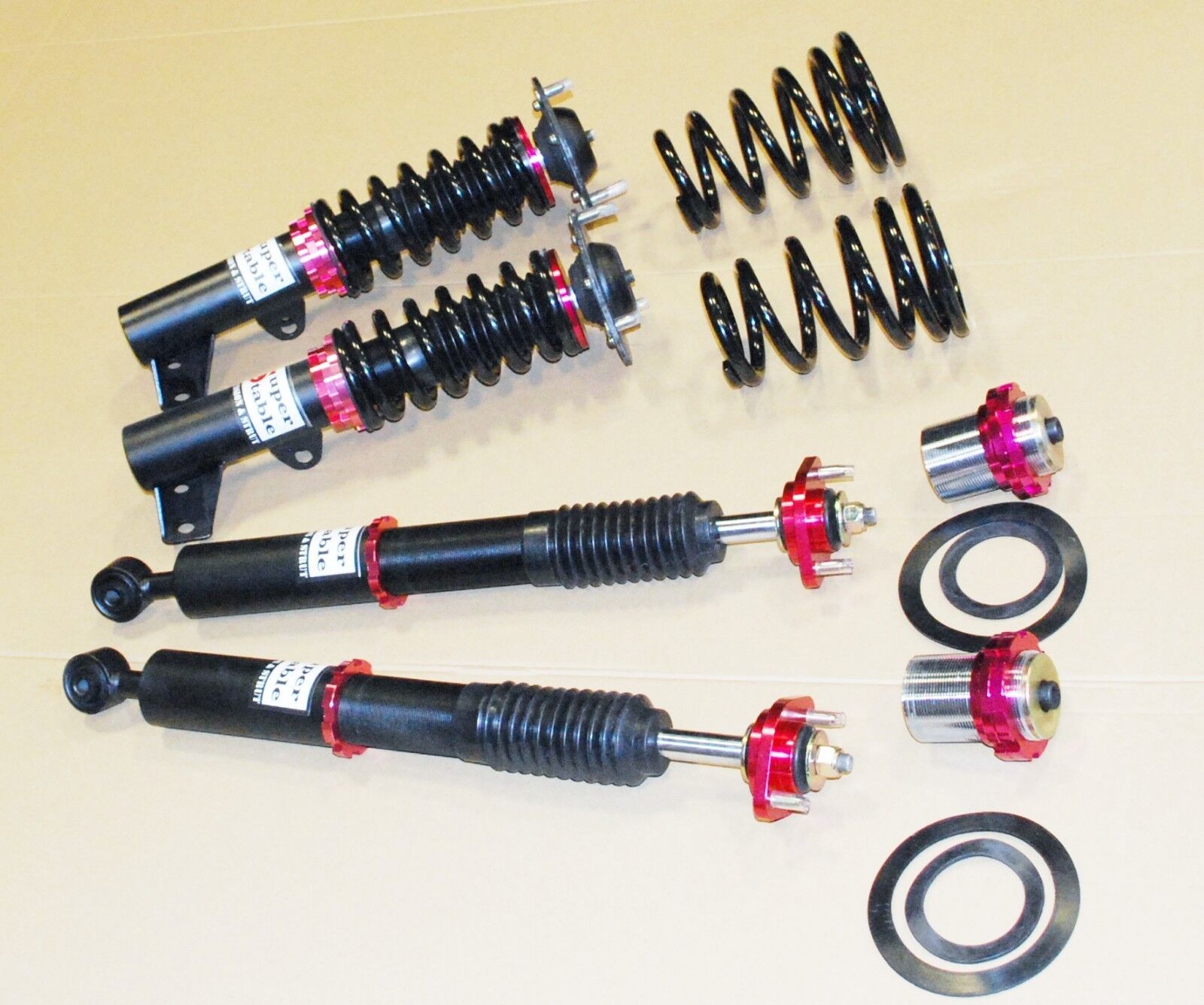 RED SUSPENSION COILOVERS Lower Kits FOR BMW 3 series E36 M3 