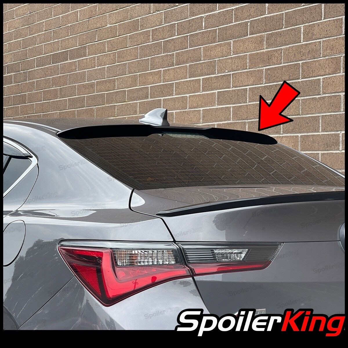 Rear Roof Spoiler Window Wing (Fits: Acura ILX 2013-2022) SpoilerKing 284RC
