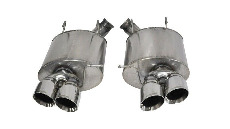 Corsa Polished Sport Axle-Back Exhaust Fits 13-13 Ford Mustang Shelby GT500 5.8L